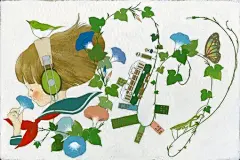 插画里的孩子们 | 思念往昔