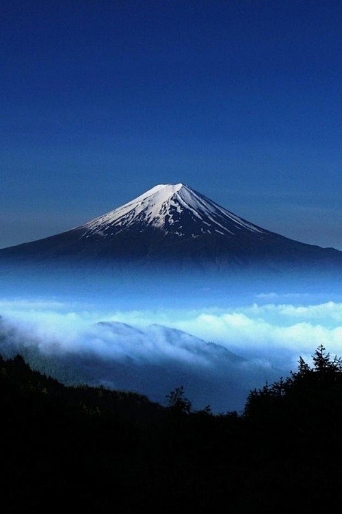 Mt. Fuji, Japan.富士山，...