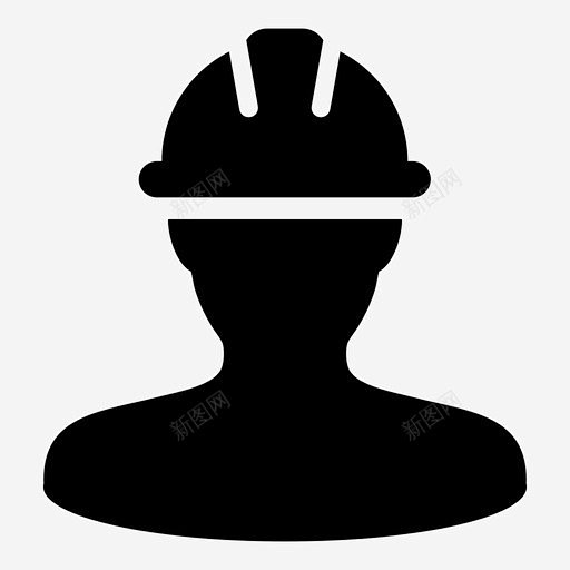 工人人员劳工图标 工程师 建筑工人 icon 标识 标志 UI图标 设计图片 免费下载 页面网页 平面电商 创意素材