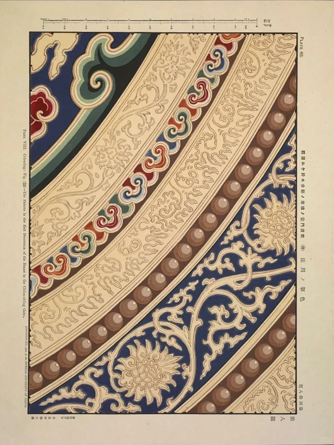 1901年绘制的故宫建筑纹样-花瓣网
