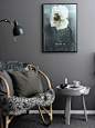 瑞典房地产项目 Kajtorget Dalénum 中的一处样板房，设计师  Erika Vierto 巧妙通过色彩材质的穿插搭配让整个空间可以达到静谧优雅与舒适自然的平衡。