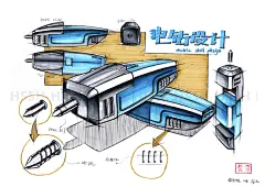 借笔建模职业系学员作品 - 黄山手绘工厂
