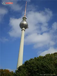 柏林电视塔建筑图片素材
