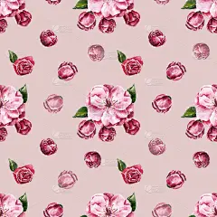 纹路与花枝无缝搭配