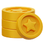 Gold Coin 3D Icon