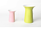 敞口陶瓷花瓶S11 /随想出品/ 现代办公桌上的时尚花瓶摆件-淘宝网