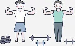 卡通健身肌肉男人物插画矢量图高清素材 页面 设计图片 免费下载 页面网页 平面电商 创意素材 png素材