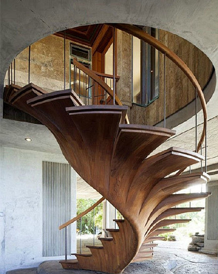 楼梯也是艺术品——巧妙创意的楼梯设计!