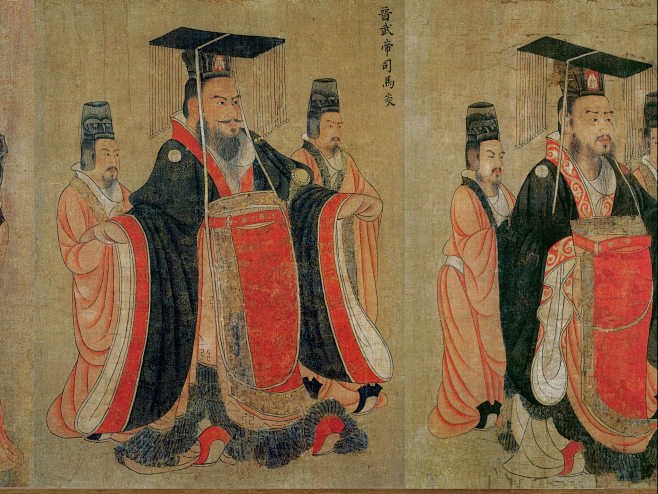 阎立本-历代帝王图局部