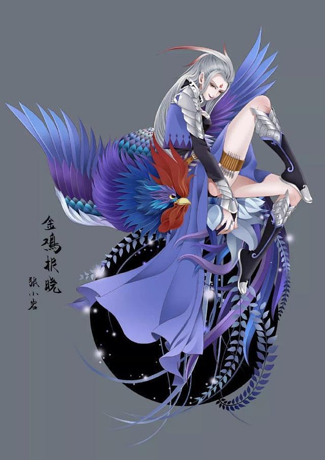 超帅的十二生肖拟人古风插画快来看看你的本命生肖