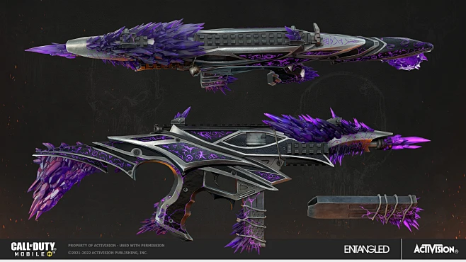In-game weapon asset for Call of Duty Mobile-花瓣网