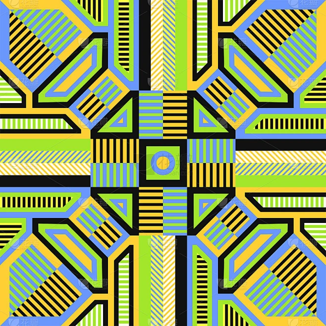 scarf pattern素材-花瓣网