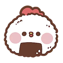 电子手账 免抠元素 可爱 手绘 表情包 食品饭团 糯米团子 寿司 饭团