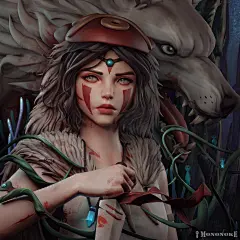 ArtStation - MONONOKE 幽灵公主, 杨 志 达