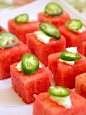 Watermelon Salad Bites | Food