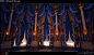 Winged Throne, Anton Cheykin : Here are some shots of the entry for Allegorithmic's contest "THE THRONE ROOM"  that we did together with Desmera (Ekaterina Stoycheva)

http://www.polycount.com/2015/01/14/the-throne-room/
I bet those who saw it b