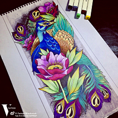 V-Tattoo纹身工作室采集到V-Tattoo 手稿可约