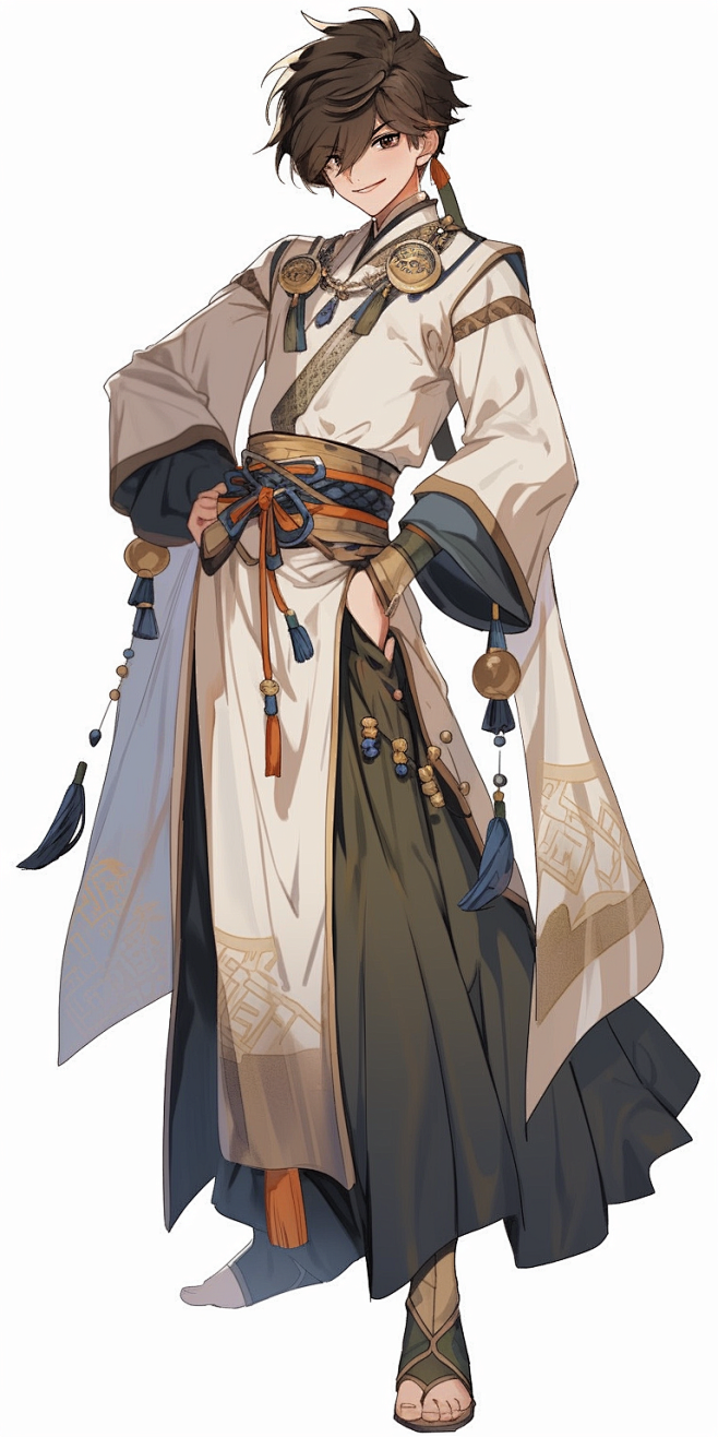 AI武侠游戏角色设定素材 国风人物服装插画设计参考 影视概念设计-淘宝网图片_AI · 国风 - 男图片素材-花瓣网