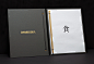Logotype and menu with a gold foil print finish by Post Projects for Vancover-based Chinese restaurant Bambudda