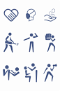 疫情防护矢量图标logo
