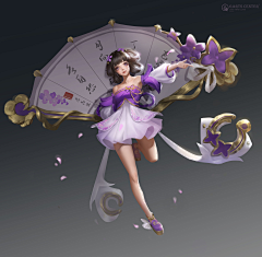 一米雪采集到古风立绘女