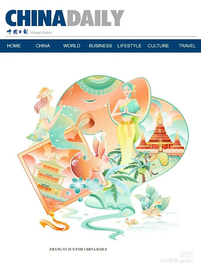 视觉传达设计考研手绘素材-环境保护类