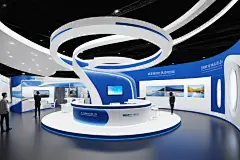 智能技术现代科技展厅摄影图