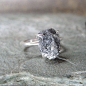 Three Carat Rough Diamond Solitaire and Sterling by ASecondTime, $725.00  I want this as my wedding ring, I know, weird. But I love it.@北坤人素材