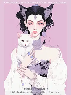 人物插画 ✿ 法式中国风混搭风？