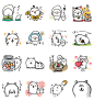 Joke Bear × KOSE MAIHADA Line Sticker GIF & PNG Pack: Animated & Transparent No Background | WhatsApp Sticker