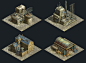 Iron Commander - Military Base, Yusuf Artun : Some of the artwork I did for the mobile strategy game Iron Commander.