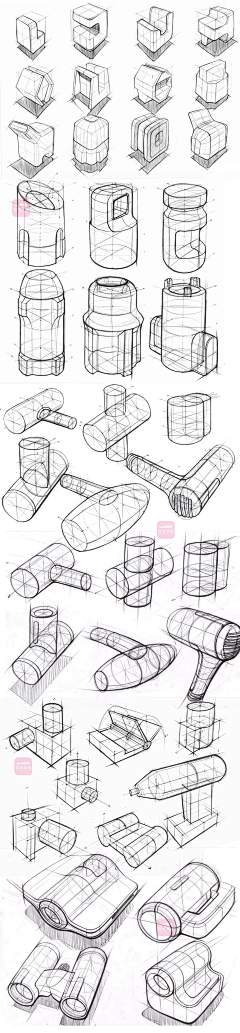 绿色幽灵采集到产品手绘