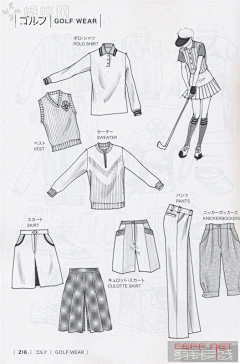 喵口MIAOKOU采集到日本服装款式手绘教学