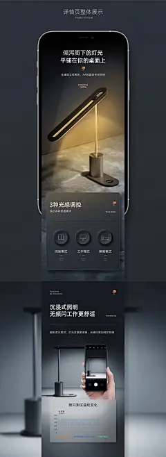 办公台灯详情页策划设计_刘小胖本胖_【68Design】