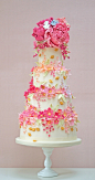 Beautiful Cake Pictures: Amazing Tiers of Flowers: Cakes with Flowers, Colorful Cakes, Wedding Cakes