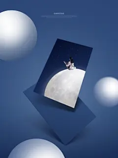 魅蓝夜景空间合成海报 - 专辑-优图网