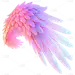 常规装饰系列3D透光翅膀贴纸