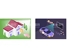 立体空间插画 城市街道小区楼房  - 源文件下载【酷图网】立体空间插画,立体空间,城市社区插画,城市插画,社区插画,城市街道,高楼大厦,楼房,住宅区,小区楼房,城市社区