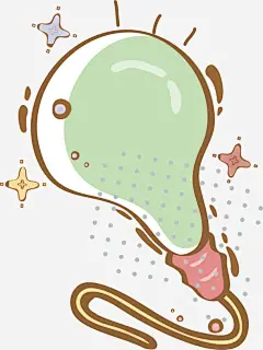 手绘灯泡高清素材 手绘灯泡 免抠png 设计图片 免费下载