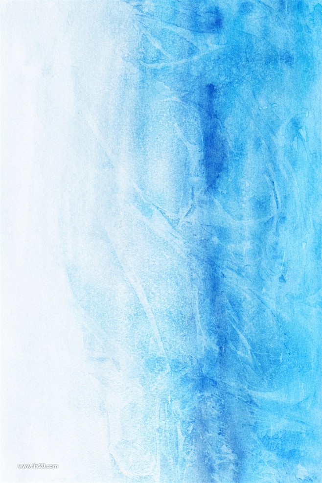 弗罗斯特蓝色冰霜水彩背景 (2)
