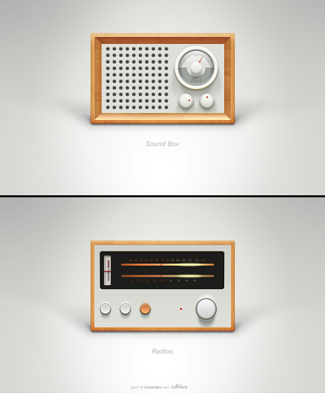 音箱和收音机ICON