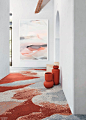 Four Dynamic Flooring Products by Top Designers Textured Carpet, Patterned Carpet, Beige Carpet, Color Palette For Home, Carpet Trends, Carpet Ideas, Interior Minimalista, Vine Design, Dining Chair Makeover