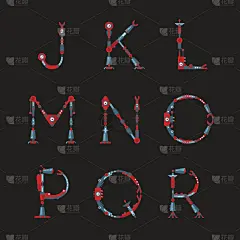 文字,英文字母j,英文字母r,自动的,字体,华丽的,暗色,一个物体,计划书