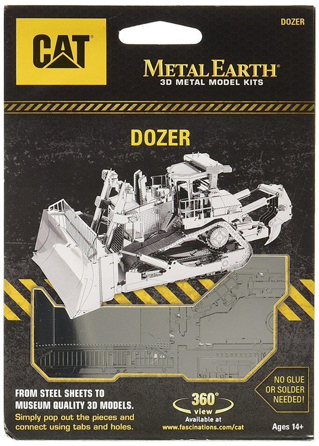thumbnail image 2 of Metal Earth CAT Caterpillar Large Mining Truck 3D Laser Cut Model Kit – MMS425, Unassembled 2 of 2