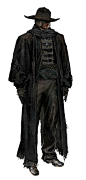 This is a digital concept art render of Priest Gascoigne from Bloodborne. Something I like about this piece of work is that the artist has added a shadow effect to his face, to make the character appear sinister and twisted: 