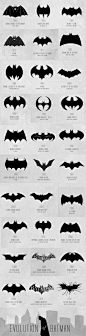 La evolución de los logos de Batman  Choosa.net: 