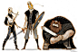 Vikings, Thibault LECLERCQ : Character Design