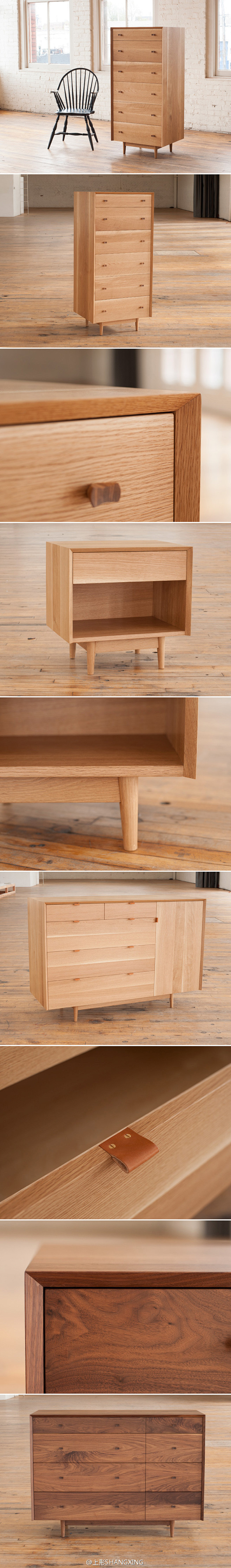 美国波特兰Phloem工作室实木家具作品...
