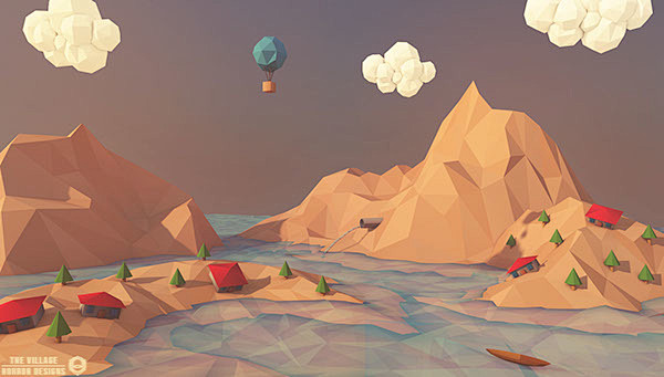 Scene Low-Poly : Thi...