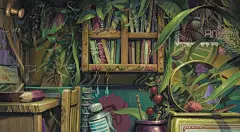 【小花仙】[水彩]宫崎骏手绘的动画场景图_看图_拉贝尔大陆吧_百度贴吧